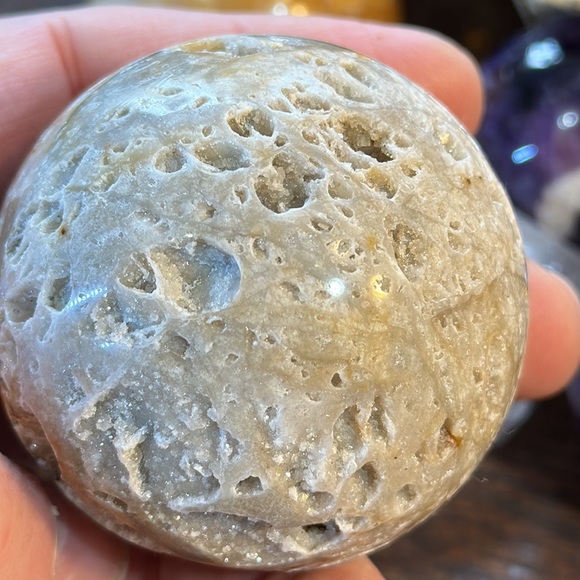 🎄SALE🎄Sphalerite Crystal Sphere With Sparkles! - Picture 4 of 7